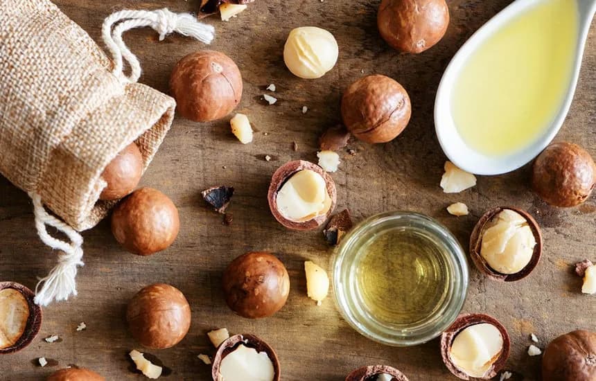 Huile de noix de macadamia